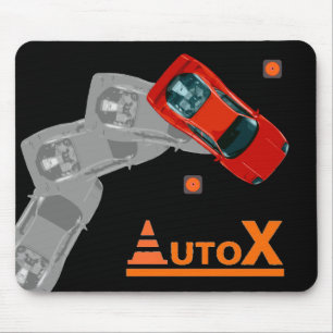 AUTOX-Red Mouse Pad