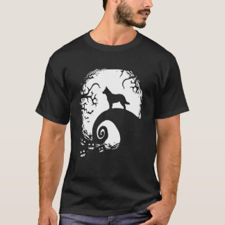 Autralian Cattle Halloween Under The Moonlight Spo T-Shirt