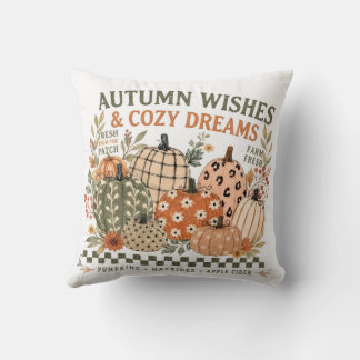 Autum Wishes & cosy dreams Cushion