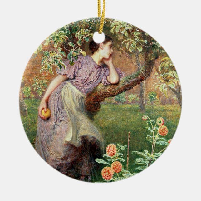 Autumn, 1865 ceramic tree decoration (Front)