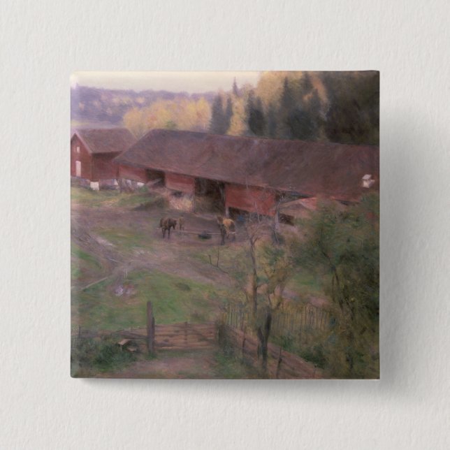 Autumn, 1891 15 cm square badge (Front)