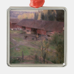 Autumn, 1891 metal tree decoration