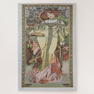 Autumn 1900: An Art Nouveau by Mucha Jigsaw Puzzle