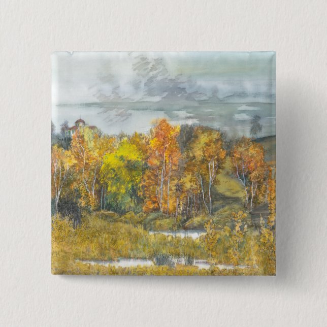 autumn 300 15 cm square badge (Front)