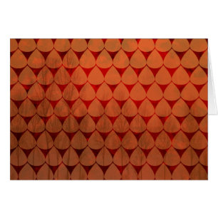 Autumn Abstract Landscape Art Teardrops Trees