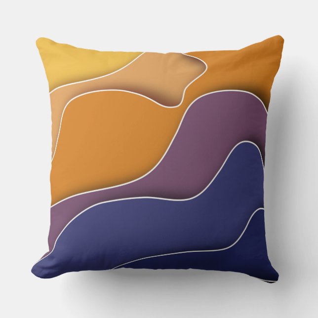 autumn abstract pillow (Front)