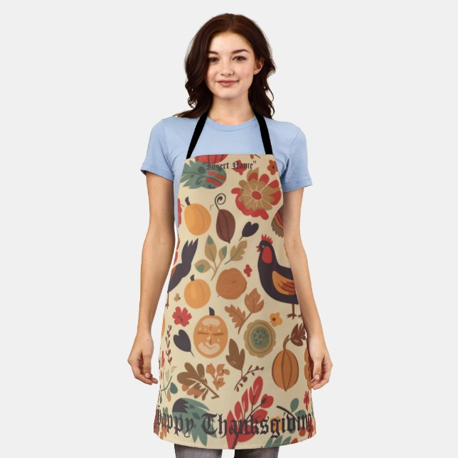 Autumn Abundance Apron (Worn)