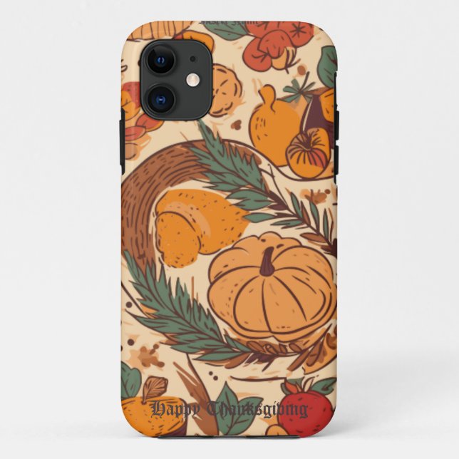 Autumn Abundance Case-Mate iPhone Case (Back)