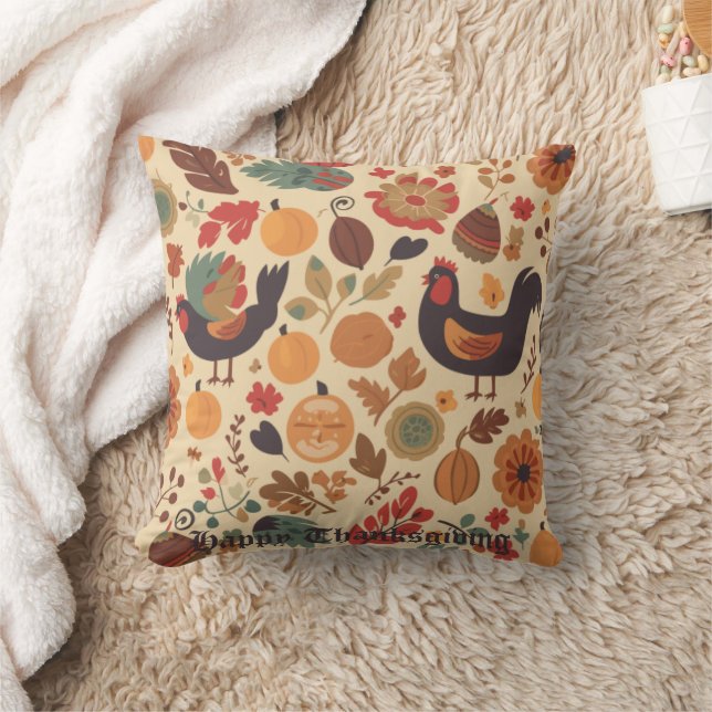 Autumn Abundance Cushion (Blanket)