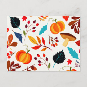 Autumn Abundance Custom Postcard