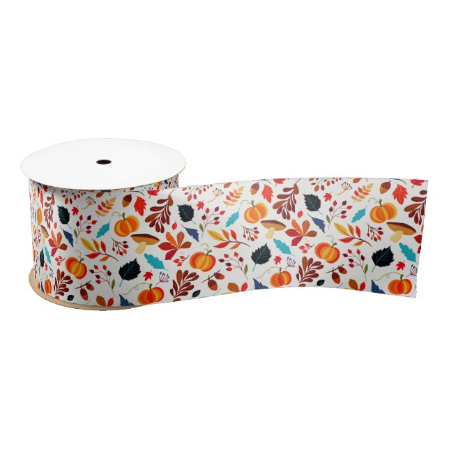 Autumn Abundance  Satin Ribbon (Spool)