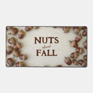 Autumn Acorns Desk Mat