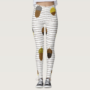 Autumn Acorns: Vintage Vibes Leggings