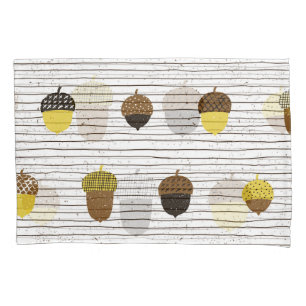 Autumn Acorns: Vintage Vibes Pillowcase
