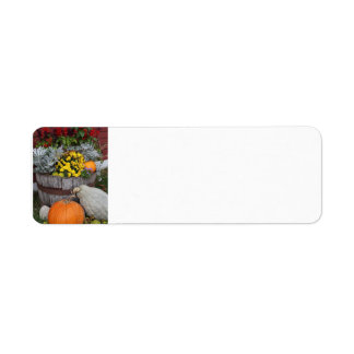 Autumn address labels