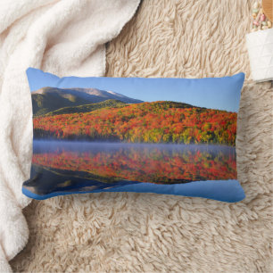 Autumn Adirondack Mountains New York Lumbar Cushion
