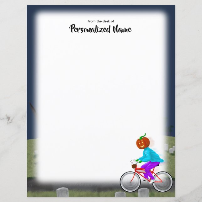 Autumn Adventure - Unlined Paper Sheet (Front)