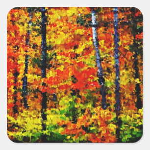 Autumn Afternoon #2 - Painting Art Stickers