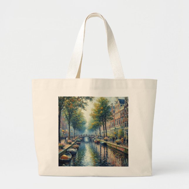 Autumn Afternoon at the Canal - Tote Bag (Front)