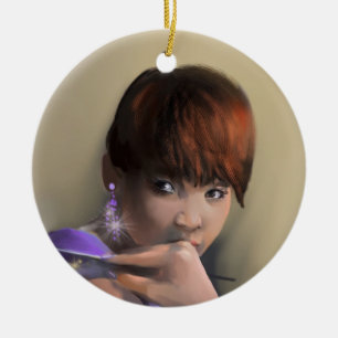 Autumn Allure Round Ornament