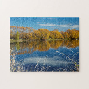 Autumn Along the Clutha River Jigsaw Puzzle