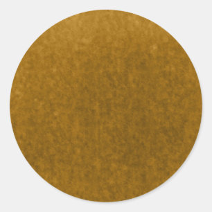 Autumn Amber Harvest Gold Watercolor Template Classic Round Sticker