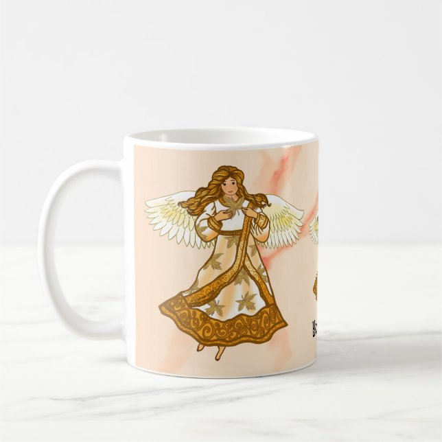Autumn Angel Coffee Mug (Left)