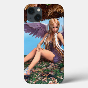 Autumn Angel Woodland Fantasy Art iPhone 13 Case
