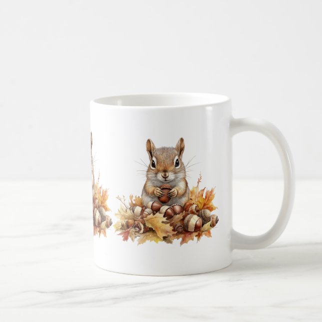 Autumn Animals Coffee Mug (Right)