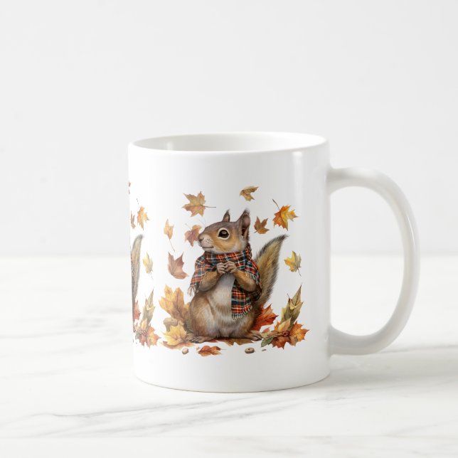 Autumn Animals Coffee Mug (Right)