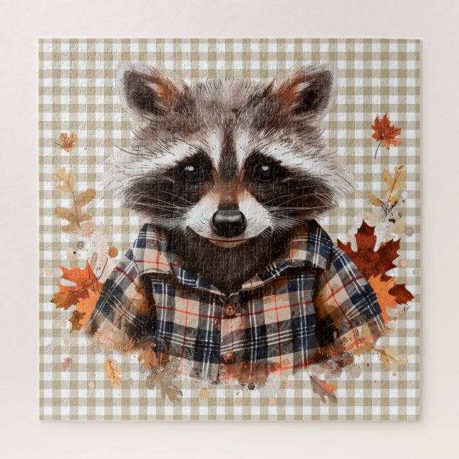 Autumn Animals Puzzle (Vertical)