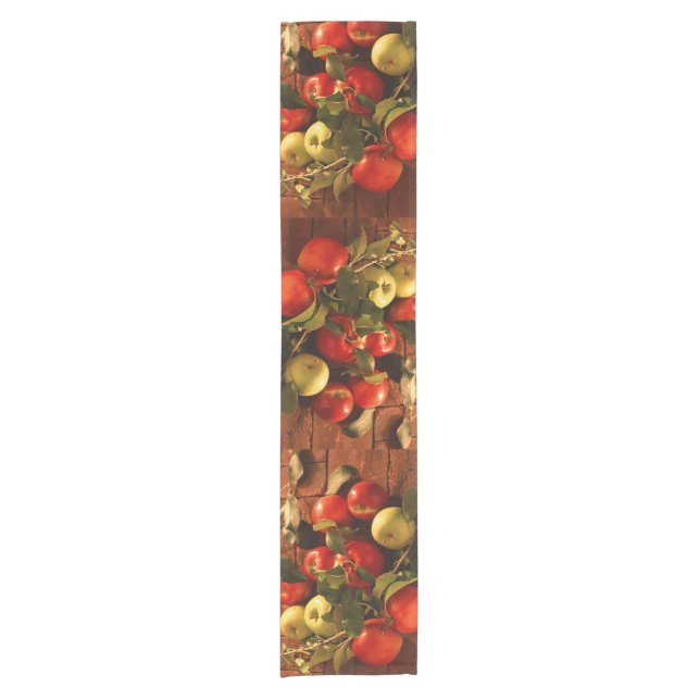 Autumn Apples design table runner Home Decor (Front)