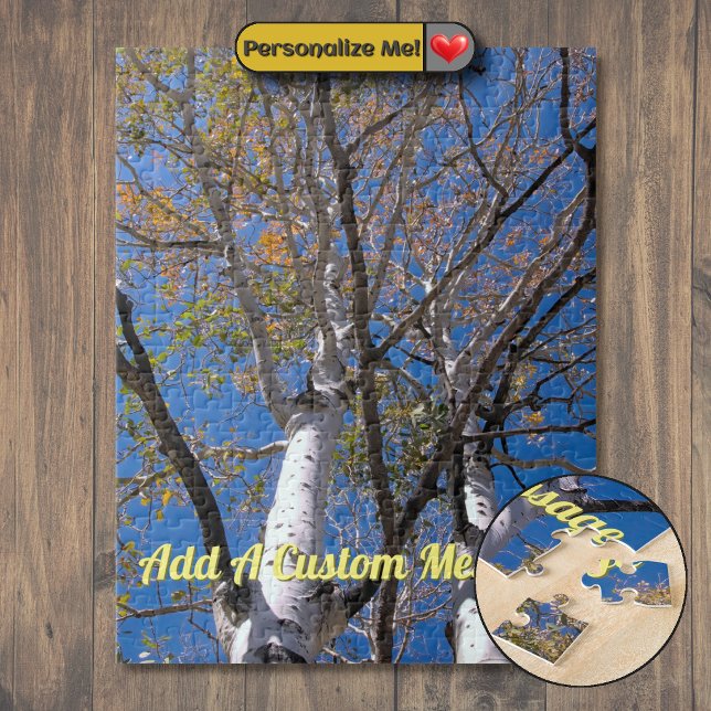 Autumn Aspen Branches Jigsaw Puzzle (Autumn Aspen Branches Jigsaw Puzzle)