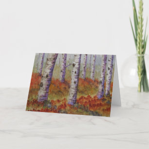 Autumn Aspens Card
