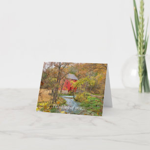 Autumn At Alley Mill Thinking Of You Card