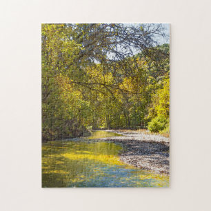 Autumn At Busiek Painterly Jigsaw Puzzle