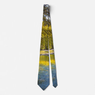 Autumn At Busiek Painterly Neck Tie