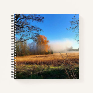 Autumn at Champoeg State Park, Oregon Poster Notebook