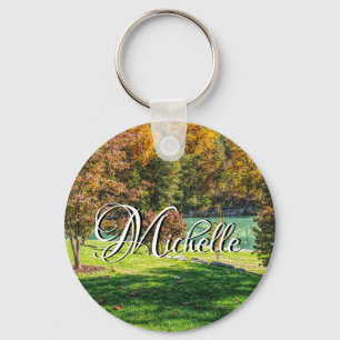 Autumn At Dogwood Custom Keychain