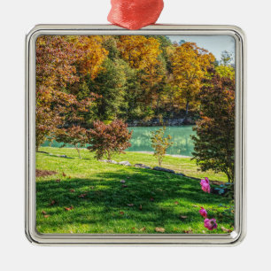Autumn At Dogwood Metal Ornament