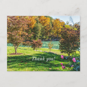 Autumn At Dogwood Thank You Postcard