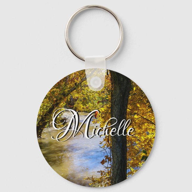 Autumn At James River Bend Keychain (Front)