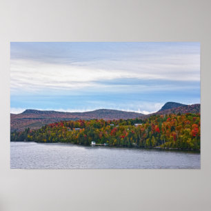 Autumn at Lake Willoughby, Vermont Poster