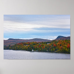 Autumn at Lake Willoughby, Vermont Poster
