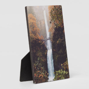Autumn at Multnomah Falls, OR Plaque