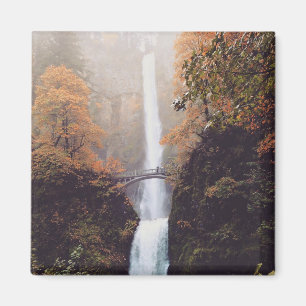 Autumn at Multnomah Falls, Oregon Magnet