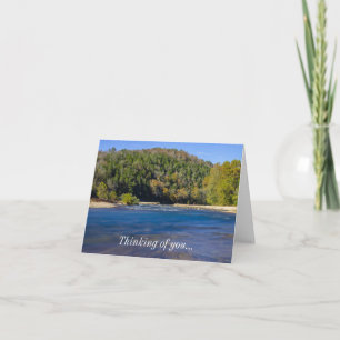 Autumn At North Fork Thinking Of You Card