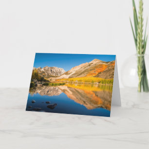 Autumn at North lake, California Holiday Card