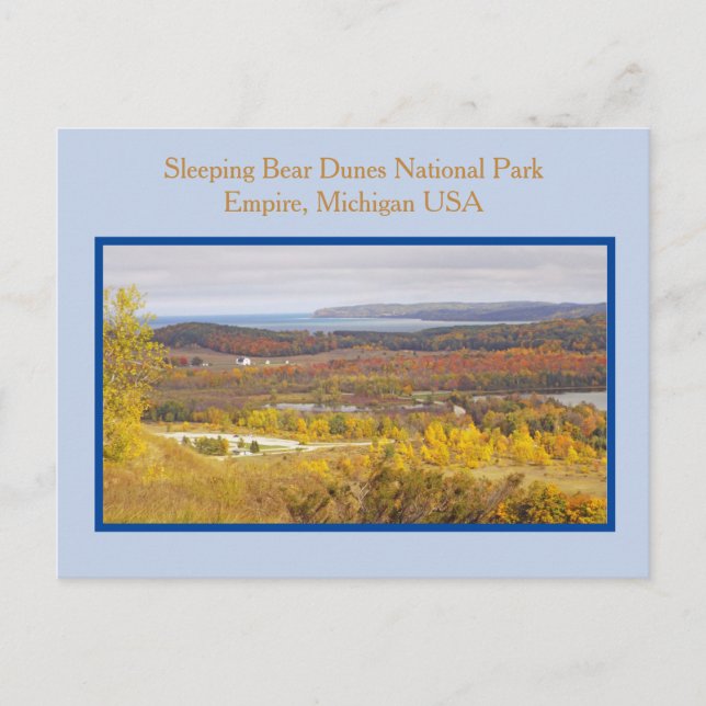 AUTUMN AT SLEEPING BEAR DUNES NATIONAL PA.POSTCARD POSTCARD (Front)