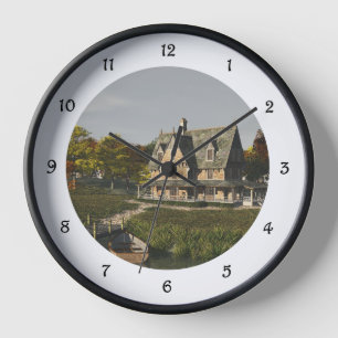 Autumn at the Lake Clock